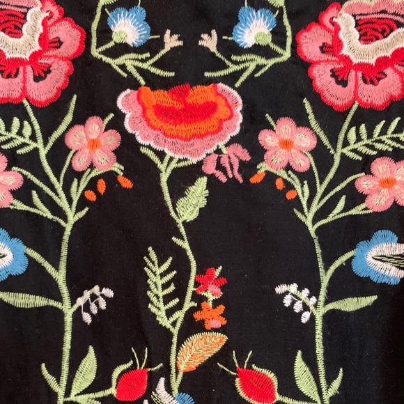 Zara Floral Embroidered Dress - Picture 2 of 5